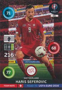 Team Mates, Adrenalyn Road to Euro 2016, SUI, Haris Seferovic