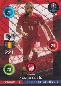 Team Mates, Adrenalyn Road to Euro 2016, TUR, Caner Erkin