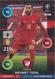 Team Mates, Adrenalyn Road to Euro 2016, TUR, Mehmet Topal