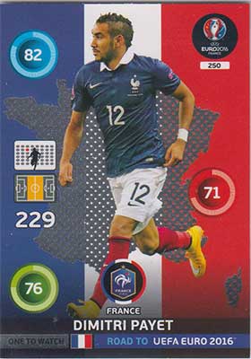 Ones to Watch, Adrenalyn Road to Euro 2016, FRA, Dimitri Payet
