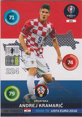 Ones to Watch, Adrenalyn Road to Euro 2016, CRO, Andrej Kramaric