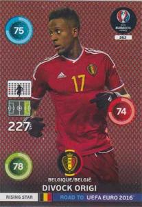 Rising Stars, Adrenalyn Road to Euro 2016, BEL, Divock Origi