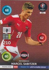 Rising Stars, Adrenalyn Road to Euro 2016, AUT, Marcel Sabitzer