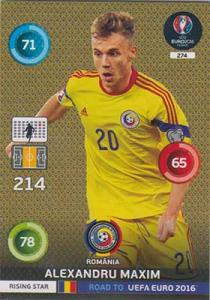 Rising Stars, Adrenalyn Road to Euro 2016, ROU, Alexandru Maxim