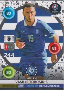 Fans Favourites, Adrenalyn Road to Euro 2016, GRE, Vasilis Torosidis