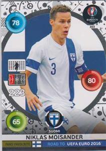 Fans Favourites, Adrenalyn Road to Euro 2016, FIN, Niklas Moisander