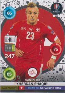 Fans Favourites, Adrenalyn Road to Euro 2016, SUI, Xherdan Shaqiri