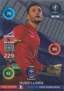 Goal Stoppers, Adrenalyn Road to Euro 2016, FRA, Hugo Lloris