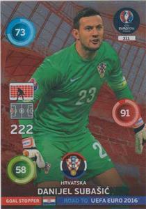 Goal Stoppers, Adrenalyn Road to Euro 2016, CRO, Danijel Subasic