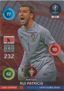 Goal Stoppers, Adrenalyn Road to Euro 2016, POR, Rui Patricio