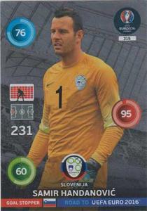 Goal Stoppers, Adrenalyn Road to Euro 2016, SVN, Samir Handanovic