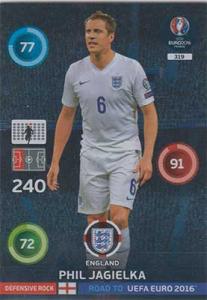 Defensive Rocks, Adrenalyn Road to Euro 2016, ENG, Phil Jagielka