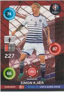 Team Mates, Adrenalyn Road to Euro 2016, DEN, Simon Kjaer