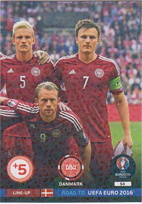 Line-up Cards, Adrenalyn Road to Euro 2016, Danmark (3)