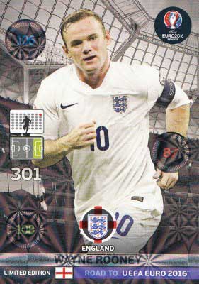 Limited Edition, Adrenalyn Road to Euro 2016, Wayne Rooney