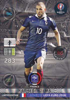 Limited Edition, Adrenalyn Road to Euro 2016, Karim Benzema