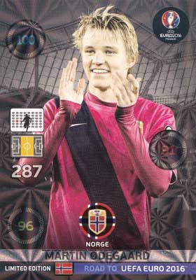 Limited Edition, Adrenalyn Road to Euro 2016, Martin Ødegaard