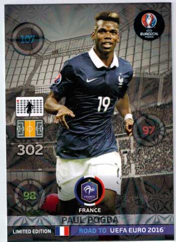 Limited Edition, Adrenalyn Road to Euro 2016, Paul Pogba