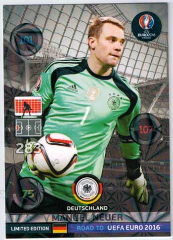 Limited Edition, Adrenalyn Road to Euro 2016, Manuel Neuer