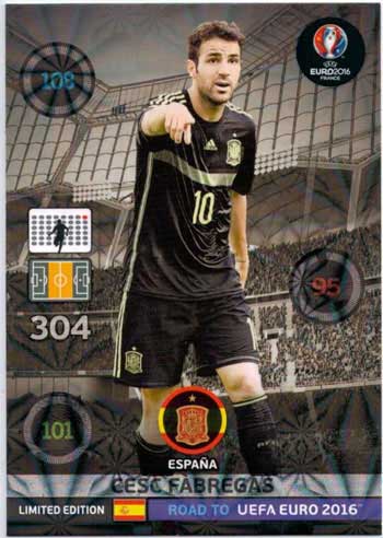 Limited Edition, Adrenalyn Road to Euro 2016, Cesc Fabregas