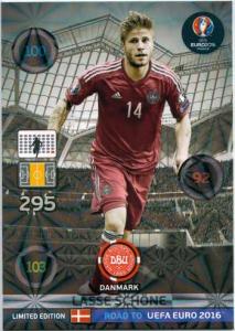 Limited Edition, Adrenalyn Road to Euro 2016, Lasse Schøne / Lasse Schone