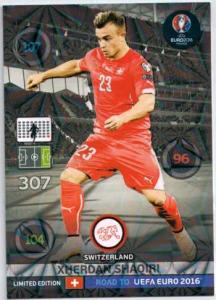 Limited Edition, Adrenalyn Road to Euro 2016, Xherdan Shaqiri
