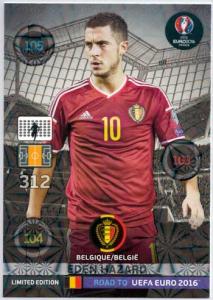 XXL Limited Edition, Adrenalyn Road to Euro 2016, Eden Hazard