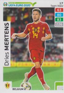 Adrenalyn XL Road to UEFA EURO 2020 #017 Dries Mertens (Belgium) - Team Mate