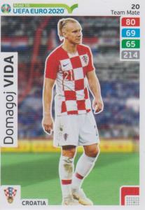 Adrenalyn XL Road to UEFA EURO 2020 #020 Domagoj Vida (Croatia) - Team Mate