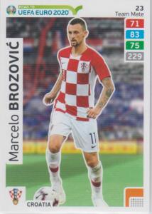 Adrenalyn XL Road to UEFA EURO 2020 #023 Mercelo Brozović (Croatia) - Team Mate