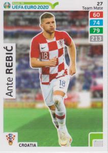Adrenalyn XL Road to UEFA EURO 2020 #027 Ante Rebić (Croatia) - Team Mate