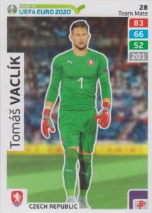 Adrenalyn XL Road to UEFA EURO 2020 #028 Tomáš Vaclík (Czech Republic) - Team Mate