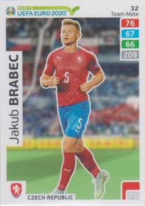 Adrenalyn XL Road to UEFA EURO 2020 #032 Jakub Brabec (Czech Republic) - Team Mate