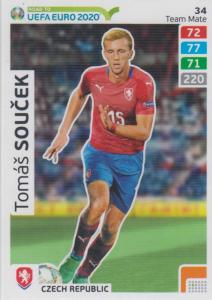 Adrenalyn XL Road to UEFA EURO 2020 #034 Tomáš Souček (Czech Republic) - Team Mate