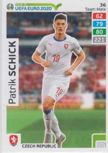 Adrenalyn XL Road to UEFA EURO 2020 #036 Patrik Schick (Czech Republic) - Team Mate