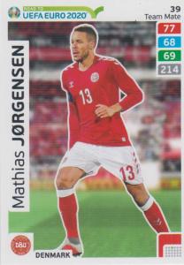 Adrenalyn XL Road to UEFA EURO 2020 #039 Mathias Jørgensen (Denmark) - Team Mate