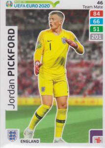 Adrenalyn XL Road to UEFA EURO 2020 #046 Jordan Pickford (England) - Team Mate