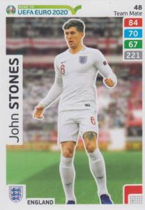 Adrenalyn XL Road to UEFA EURO 2020 #048 John Stones (England) - Team Mate
