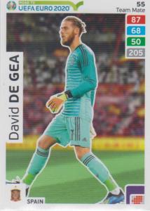 Adrenalyn XL Road to UEFA EURO 2020 #055 David De Gea (Spain) - Team Mate