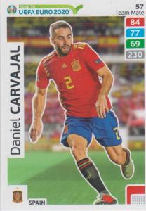 Adrenalyn XL Road to UEFA EURO 2020 #057 Daniel Carvajal (Spain) - Team Mate