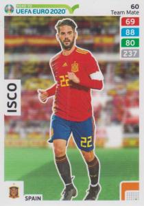 Adrenalyn XL Road to UEFA EURO 2020 #060 Isco (Spain) - Team Mate