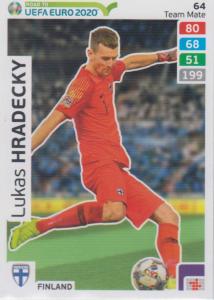 Adrenalyn XL Road to UEFA EURO 2020 #064 Lukas Hradecky (Finland) - Team Mate