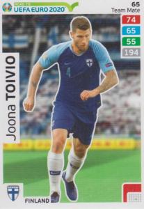 Adrenalyn XL Road to UEFA EURO 2020 #065 Joona Toivio (Finland) - Team Mate