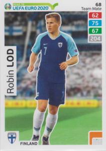 Adrenalyn XL Road to UEFA EURO 2020 #068 Robin Lod (Finland) - Team Mate
