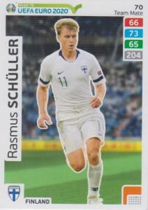 Adrenalyn XL Road to UEFA EURO 2020 #070 Rasmus Schüller (Finland) - Team Mate