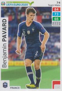 Adrenalyn XL Road to UEFA EURO 2020 #074 Benjamin Pavard (France) - Team Mate
