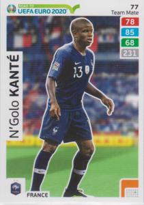 Adrenalyn XL Road to UEFA EURO 2020 #077 N'Golo Kanté (France) - Team Mate