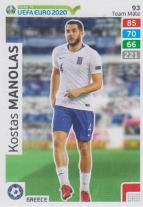 Adrenalyn XL Road to UEFA EURO 2020 #093 Kostas Manolas (Greece) - Team Mate