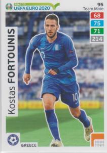 Adrenalyn XL Road to UEFA EURO 2020 #095 Kostas Fortounis (Greece) - Team Mate