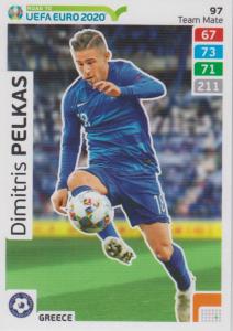 Adrenalyn XL Road to UEFA EURO 2020 #097 Dimitris Pelkas (Greece) - Team Mate